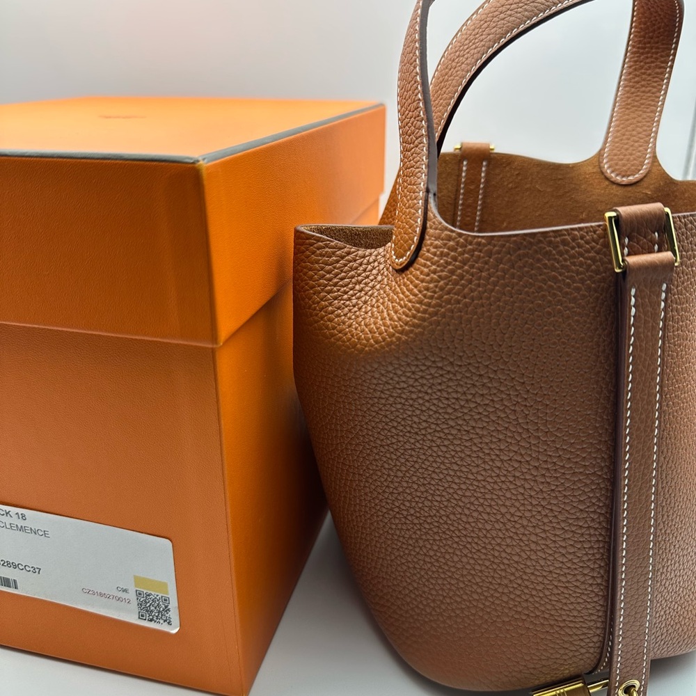 Hermes Picotin 18 gold color gold hardware